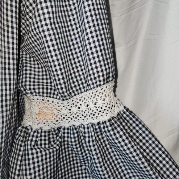 Women's 3X Boho, Hippie, Lacy, Large Bell Sleeves, Embordered Top cotton - Picture 12 of 16